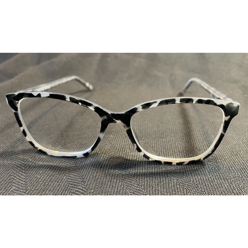 Foster Grant Reading Glasses 2.00 53-15-140 PD58.5mm Two Tone Black White 1507A